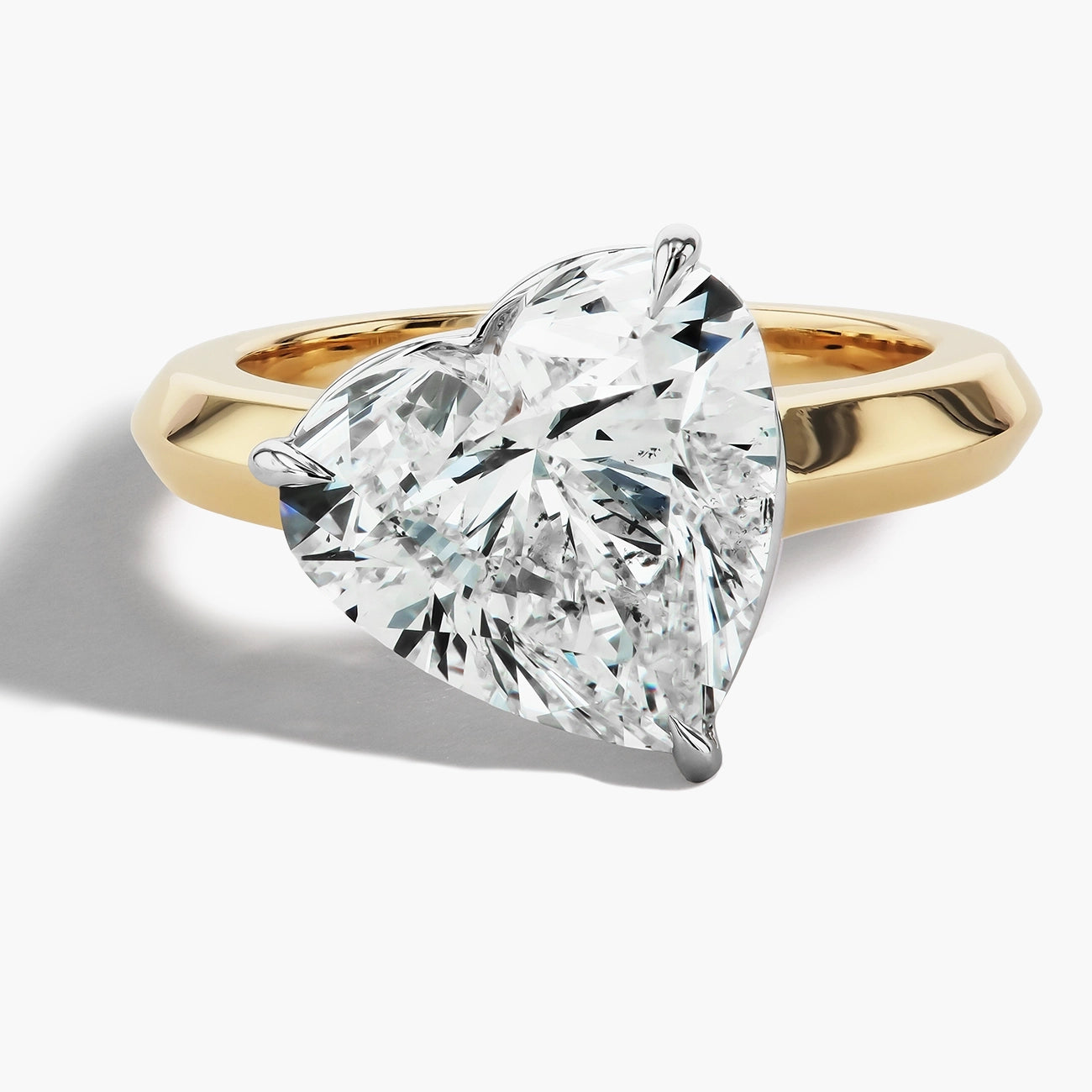 6 Carat Heart-Shaped Diamond Solitaire Engagement Ring