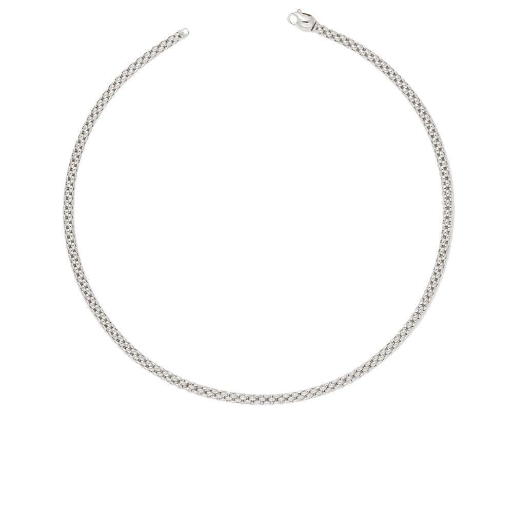Fope Unica Classic Mesh White Gold 4.5mm Necklace