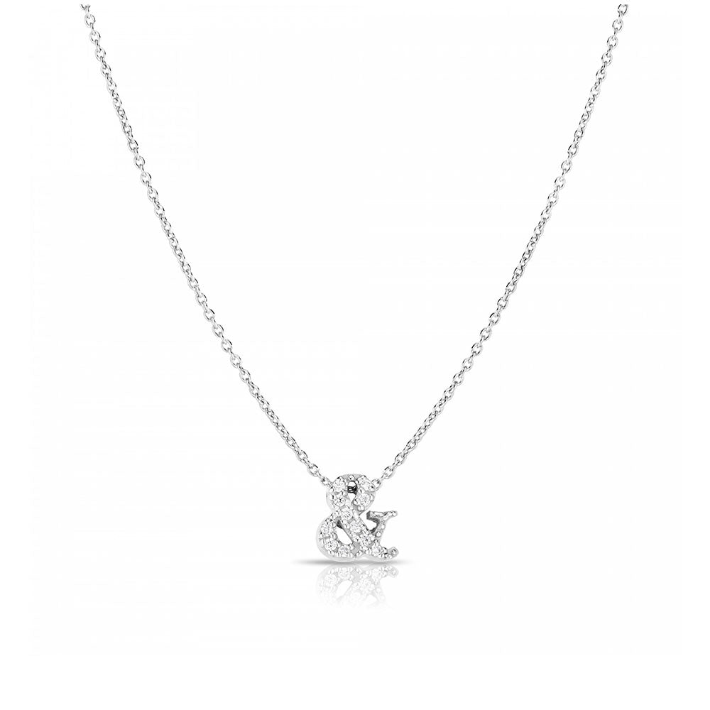 Roberto Coin Diamond Ampersand Necklace