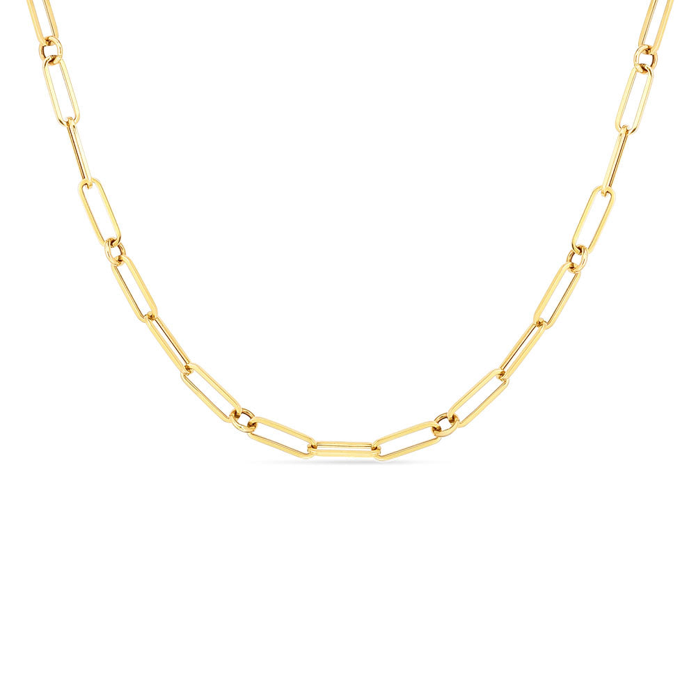 Roberto Coin Paper Clip Link Necklace