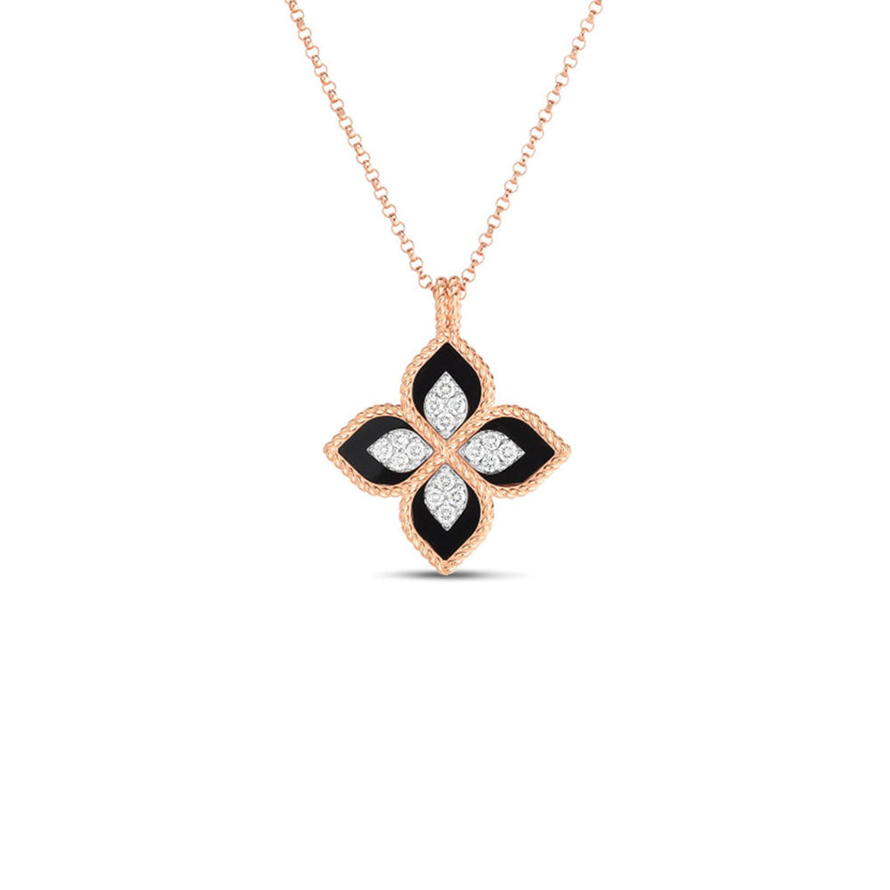 Roberto Coin Princess Flower Jade Necklace