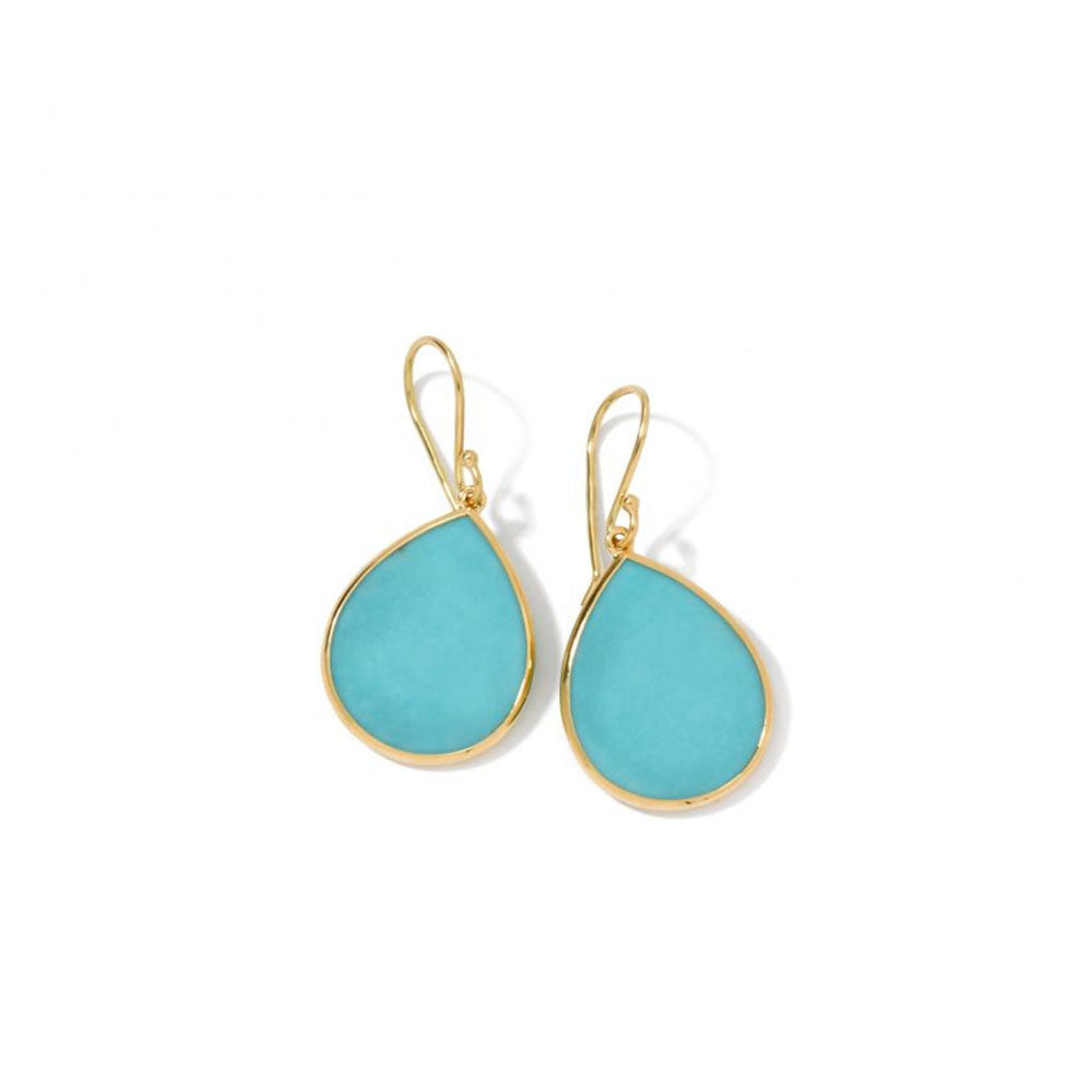 Ippolita Polished Rock Candy Mini Teardrop Turquoise Earrings