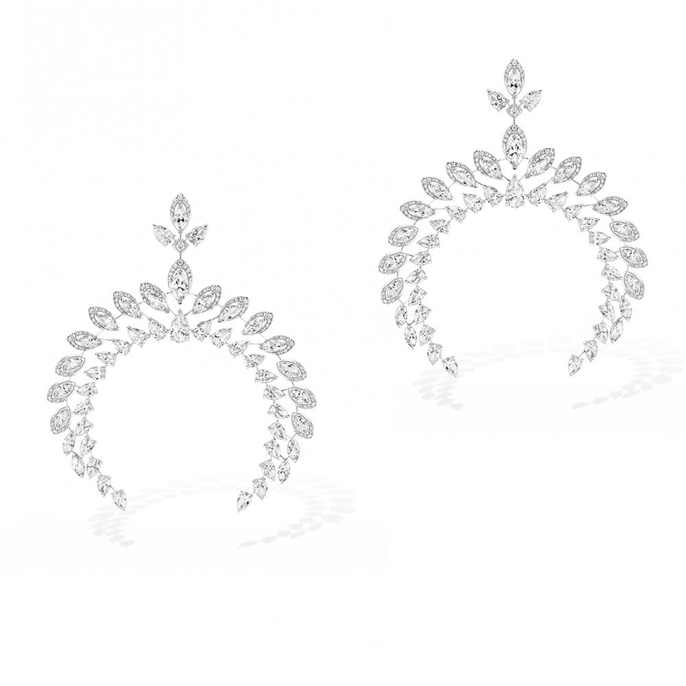 Messika Wild Moon Diamond Drop Earrings