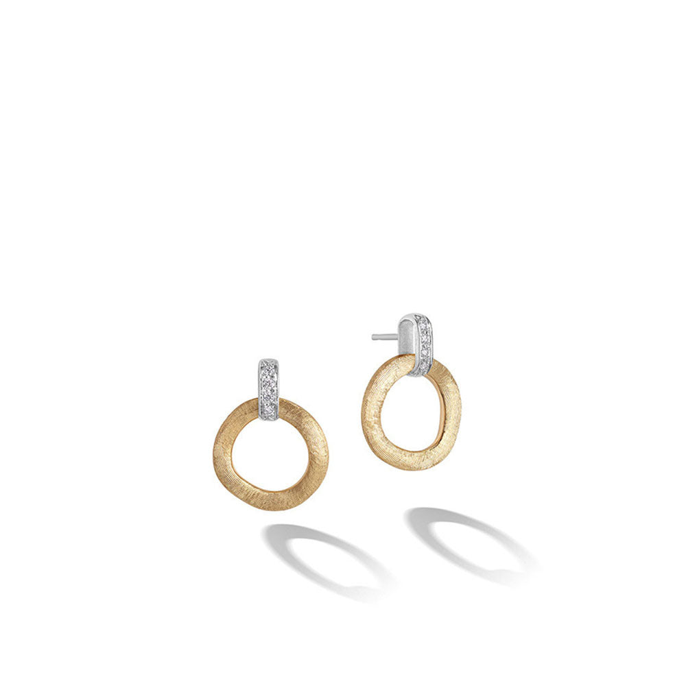 Marco Bicego Jaipur Diamond Drop Stud Earrings
