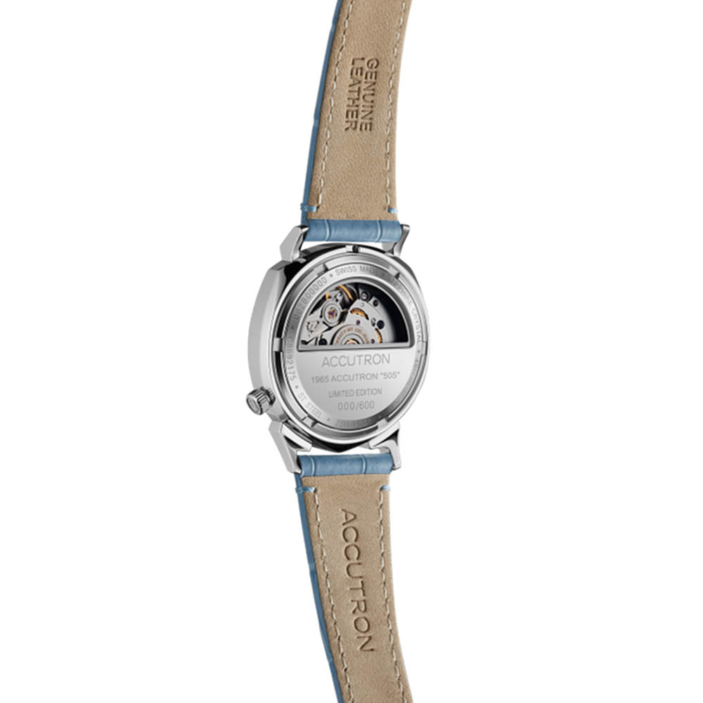 Accutron Legacy 505 - Periwinkle Alligator Grain