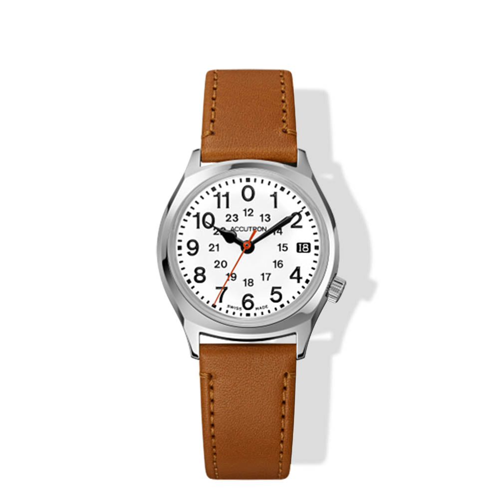 Accutron Legacy R.R.-0 Watch - Saddle Leather