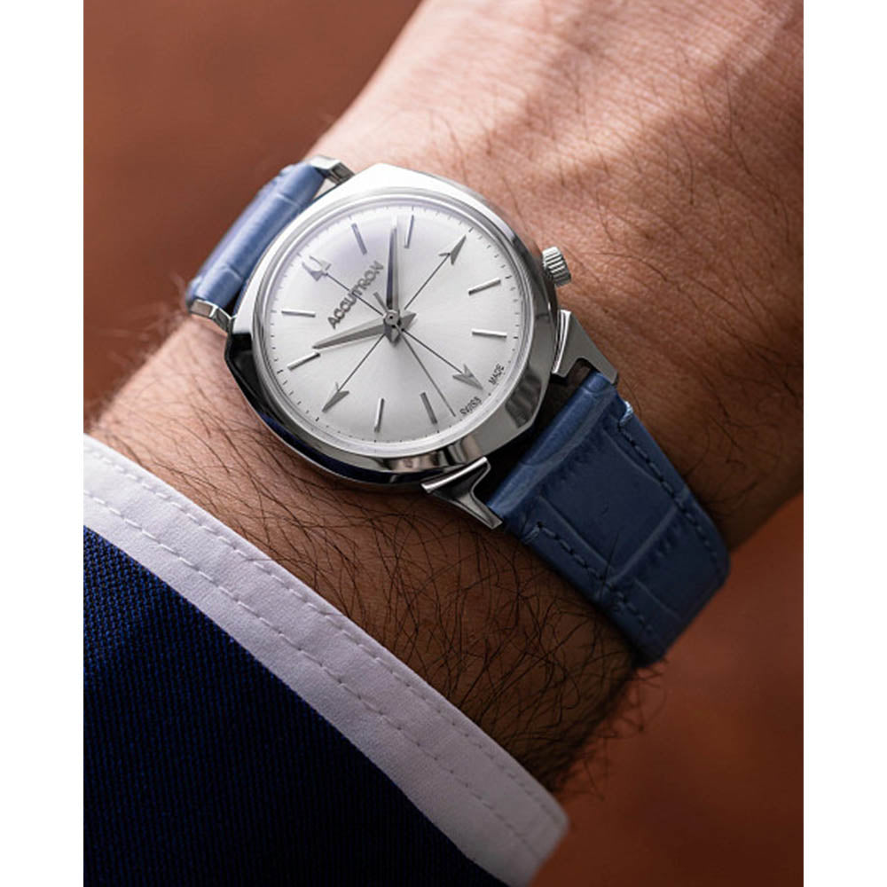 Accutron Legacy 505 - Periwinkle Alligator Grain