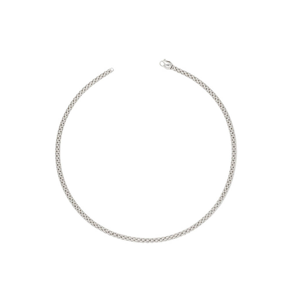Fope Unica Classic Mesh White Gold 4.5mm Necklace
