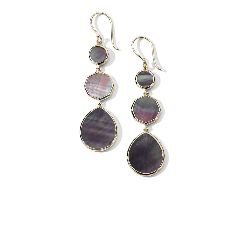 Ippolita Polished Rock Candy Small Crazy 8's Earrings in 18K Gold