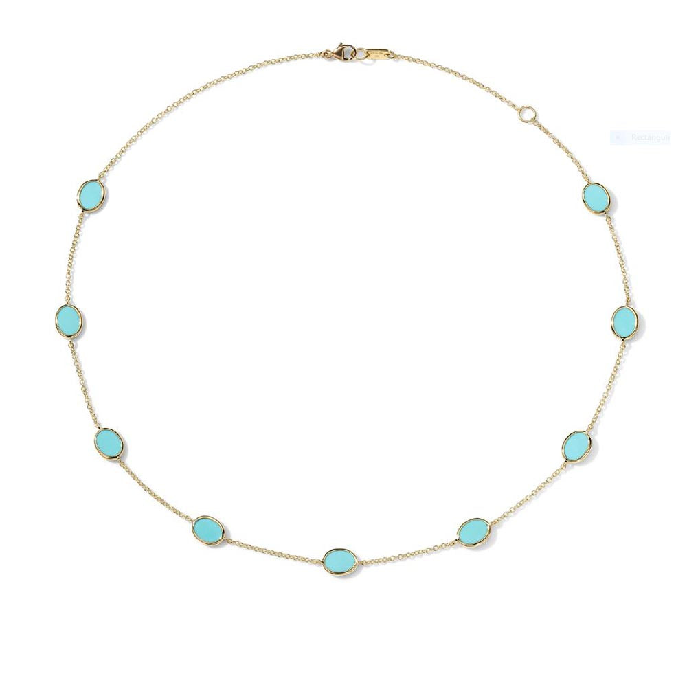 Ippolita Polished Rock Candy Confetti Necklace In 18K Gold