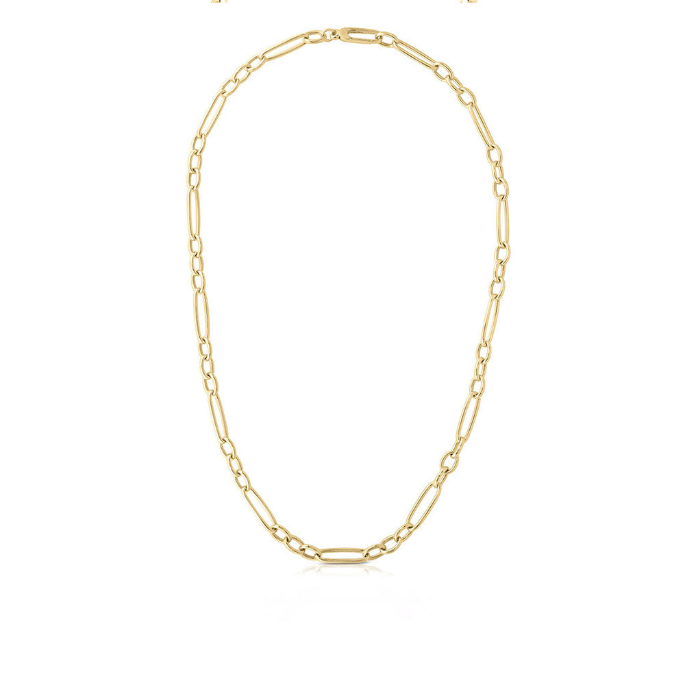 Roberto Coin Alternating Oval Link Necklace