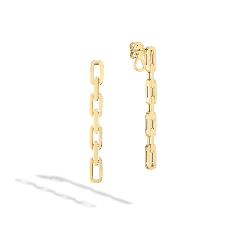 Roberto Coin Navarra Four Link Dangle Earrings