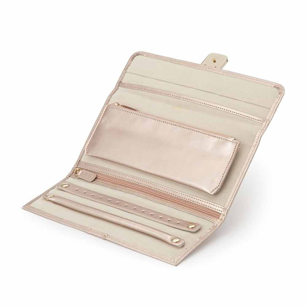 WOLF Palermo Jewelry Roll in Rose Gold