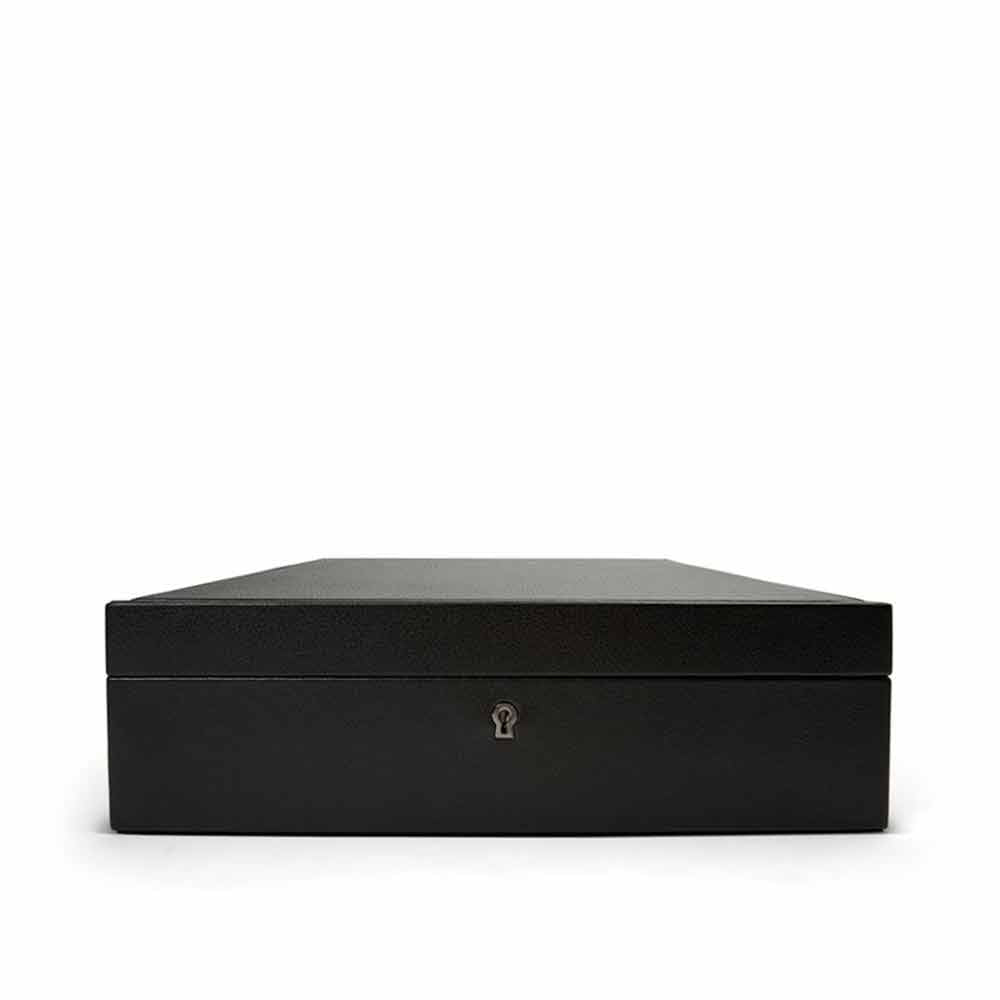 WOLF British Racing 10pc Watch Box in Black