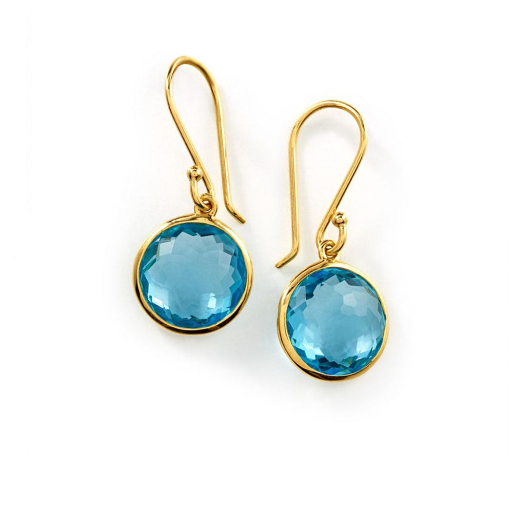 Ippolita Lollipop Mini Swiss Blue Topaz Dangle Earrings