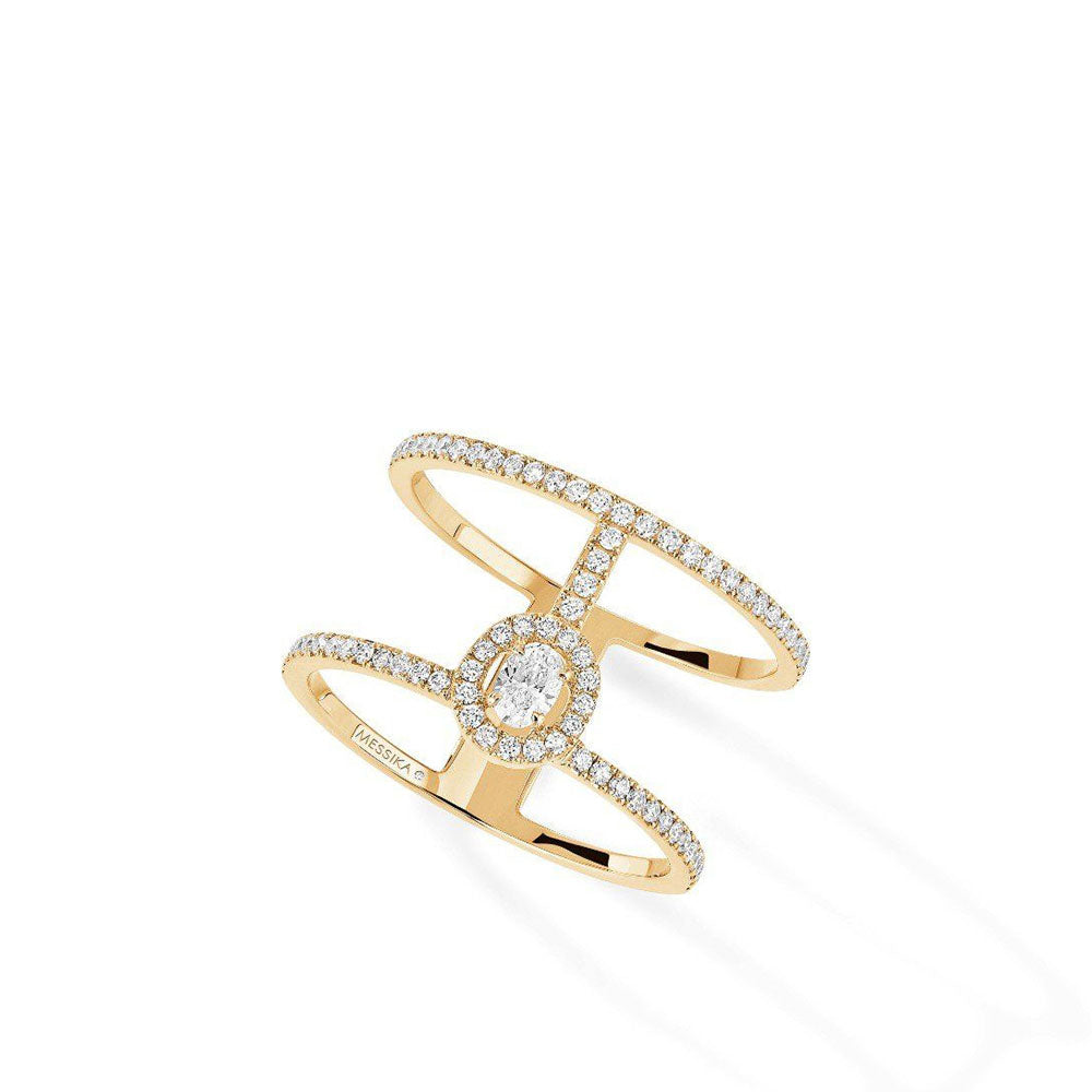 Messika Glam'Azone 2 Row Pavé Band