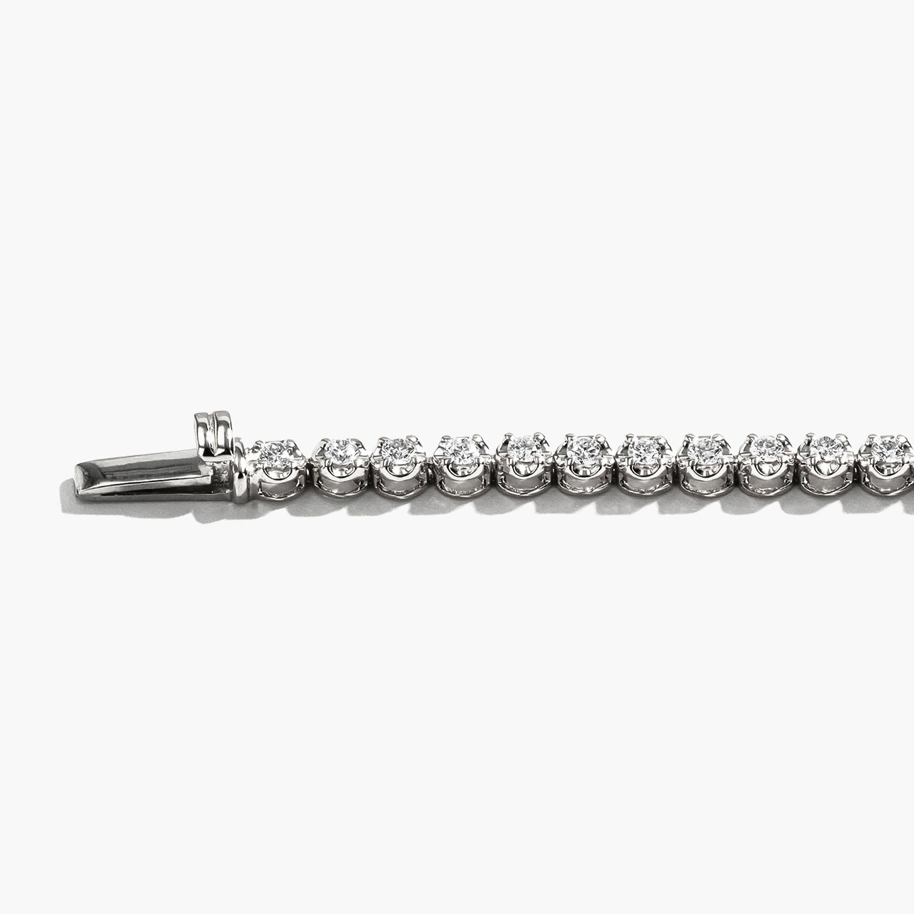 1 Carat Diamond Tennis Bracelet in 14K White Gold