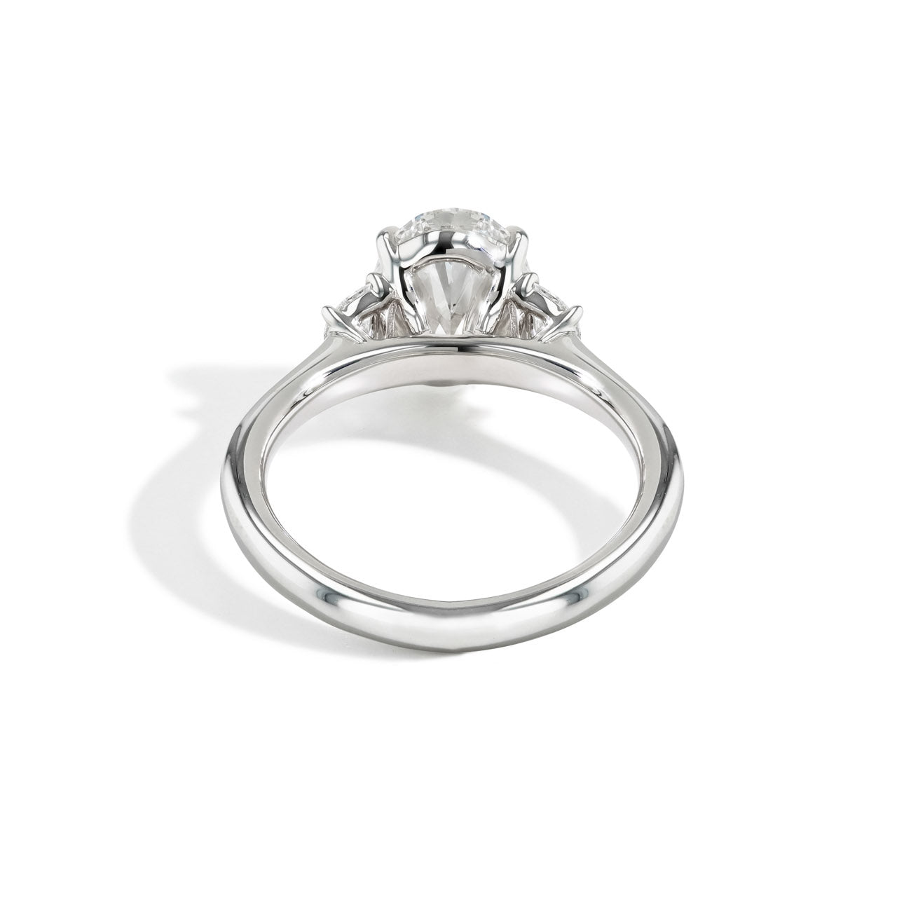 2.02 Carat Three Stone Lab Grown Diamond Engagement Ring