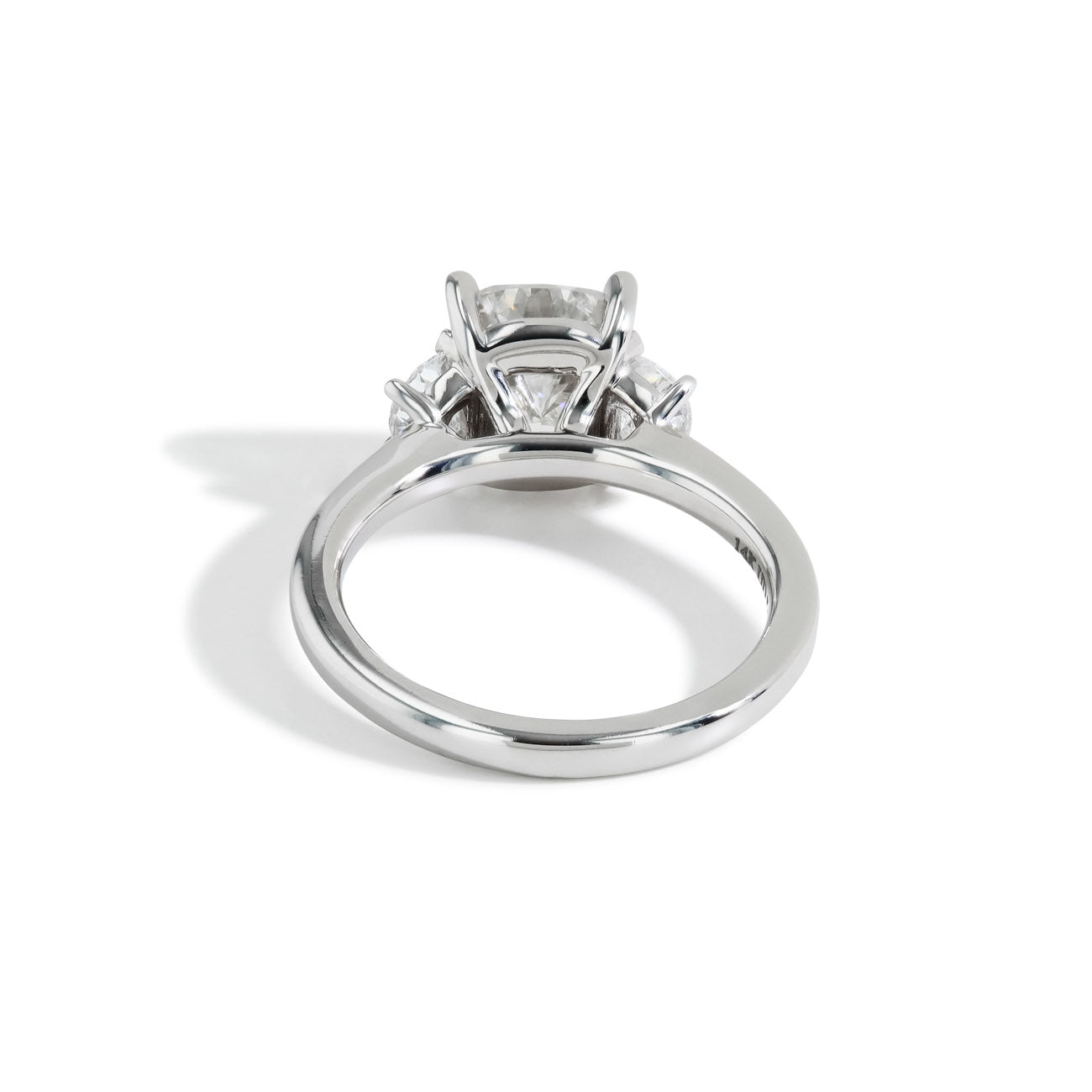 3.05 Carat Cushion Cut Lab Grown Diamond Engagement Ring