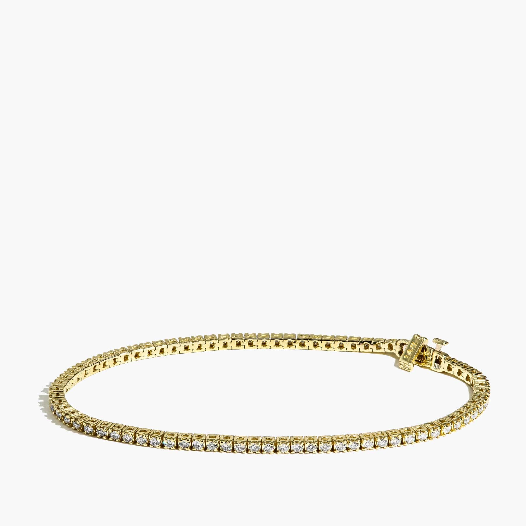 2 Carat Diamond Tennis Bracelet in 14k Yellow Gold