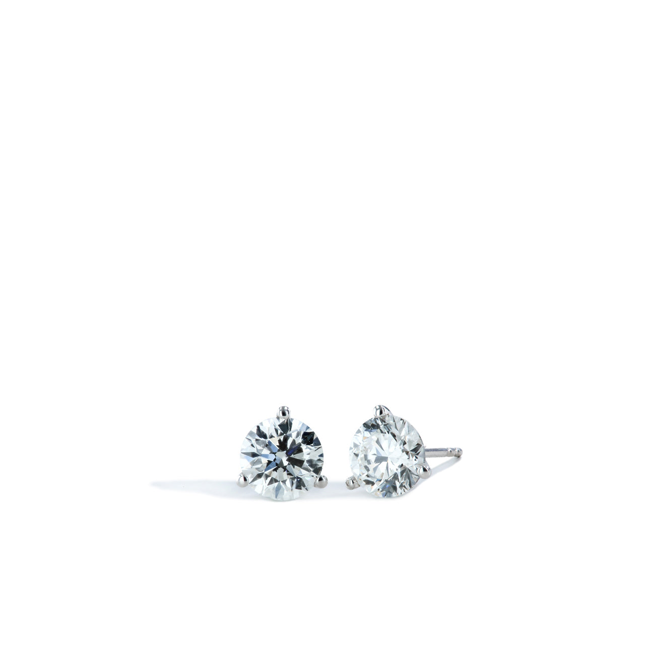2 Carat Single Source™ Natural Diamond Stud Earrings
