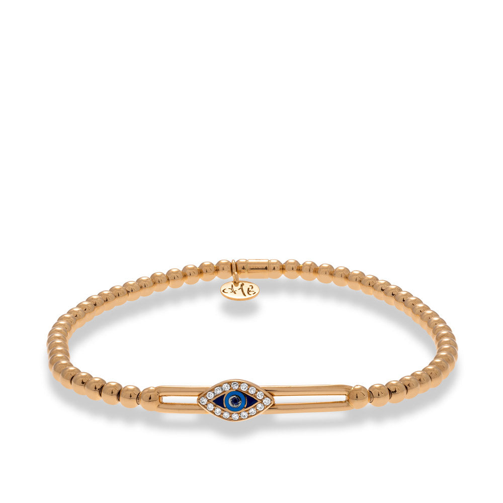 Hulchi Belluni Tresore Evil Eye Stretch Bracelet