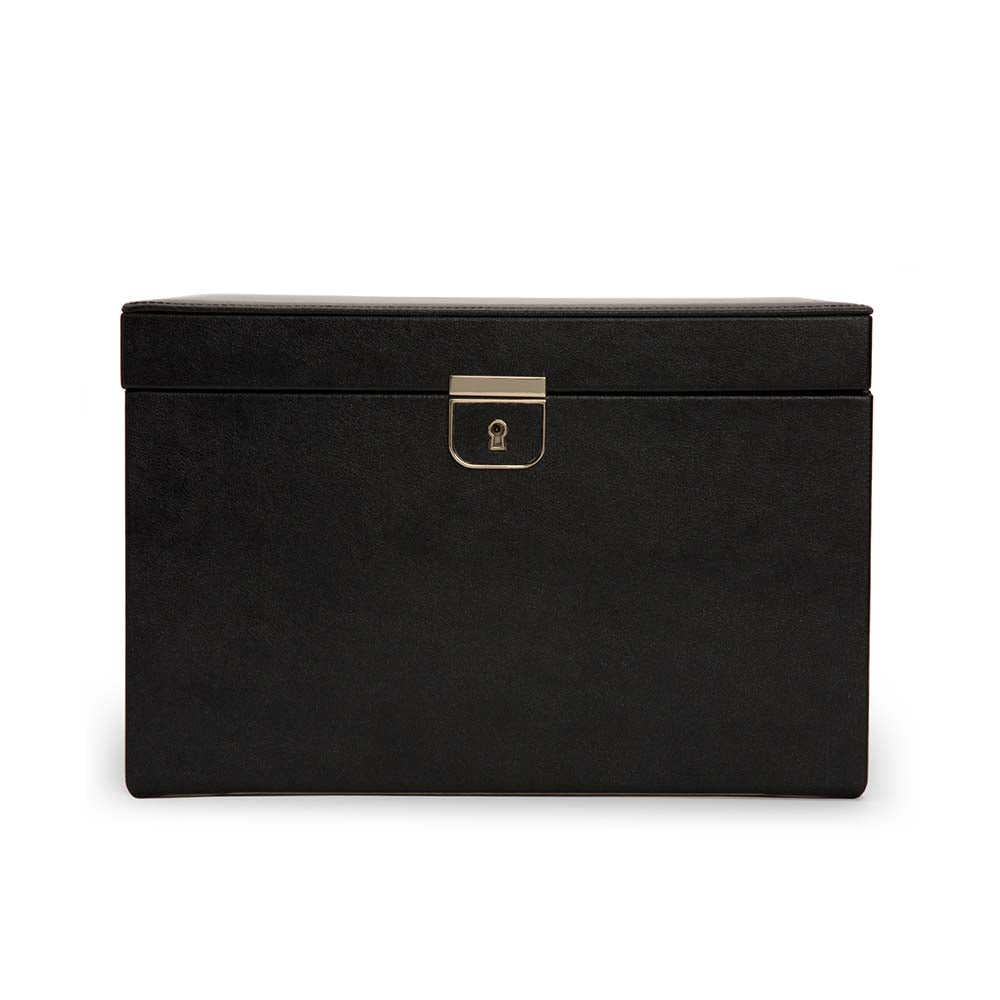 WOLF Large Palermo Jewelry Box in Anthracite