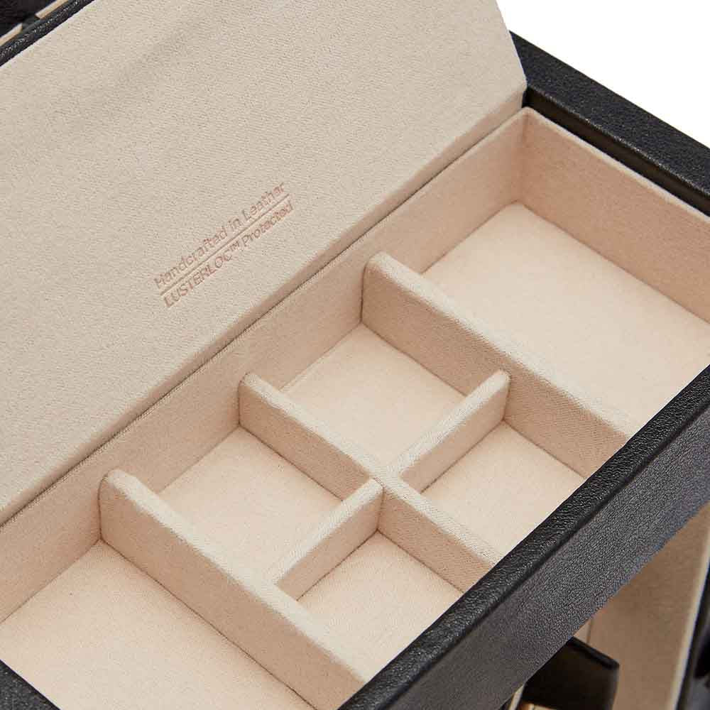 WOLF Palermo Single Winder Watch Box in Anthracite