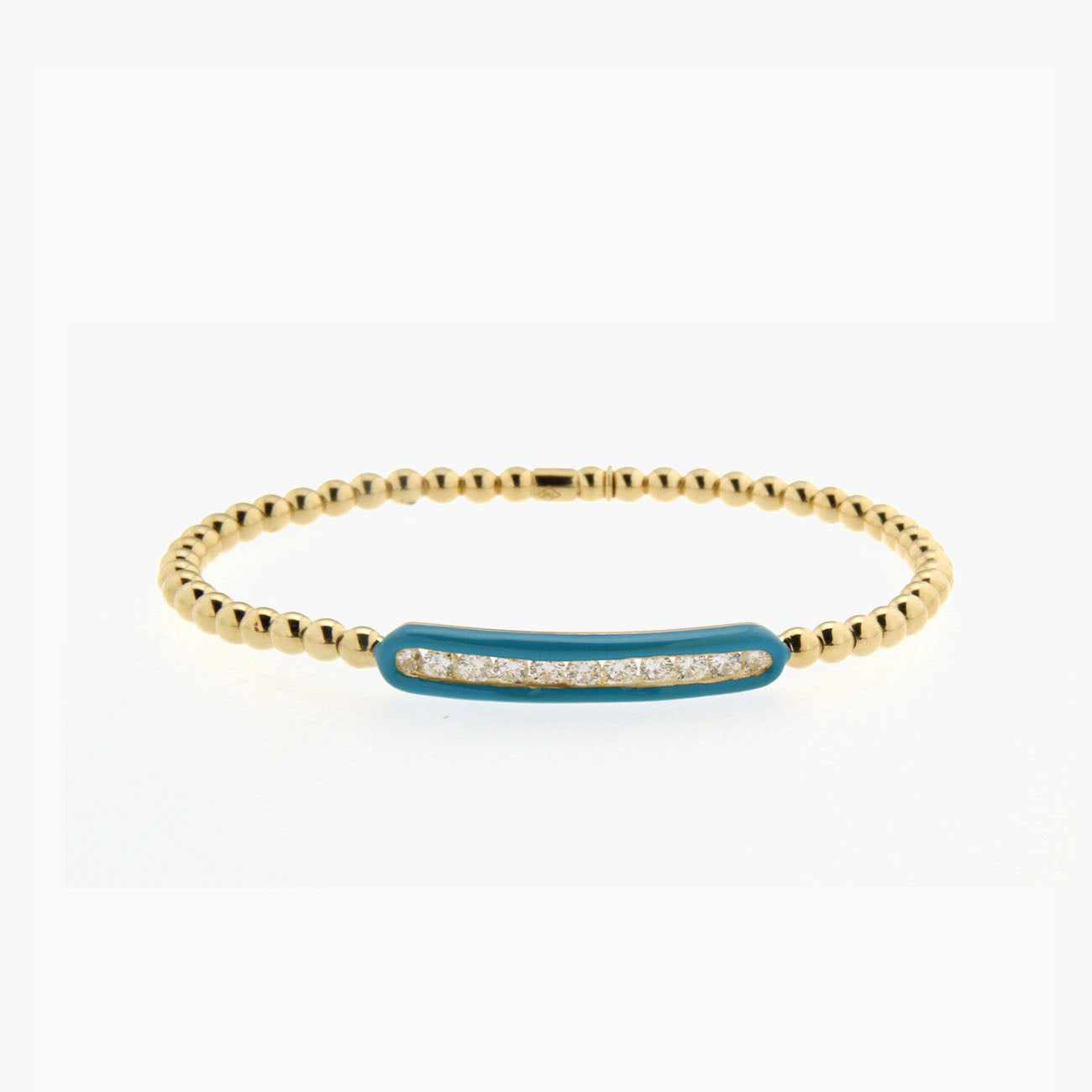 Hulchi Belluni Tresore Turquoise Bar Bracelet