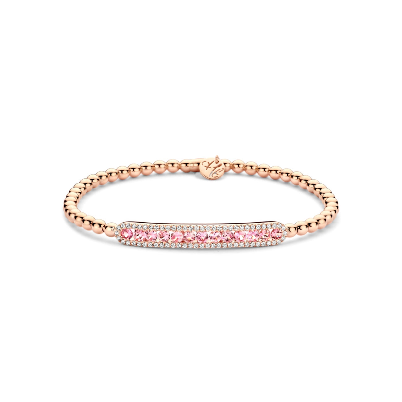 Hulchi Belluni Tresore Pink Sapphire Stretch Bracelet