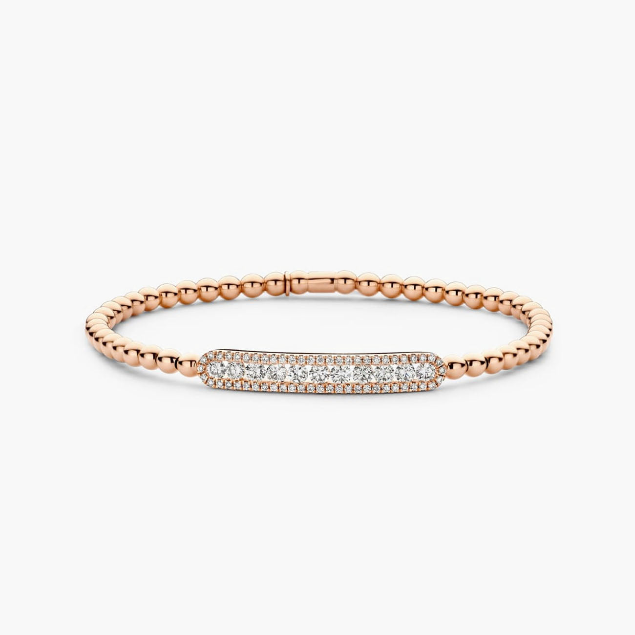 Hulchi Belluni Tresore Sparkling Stretch Diamond Bar Bracelet