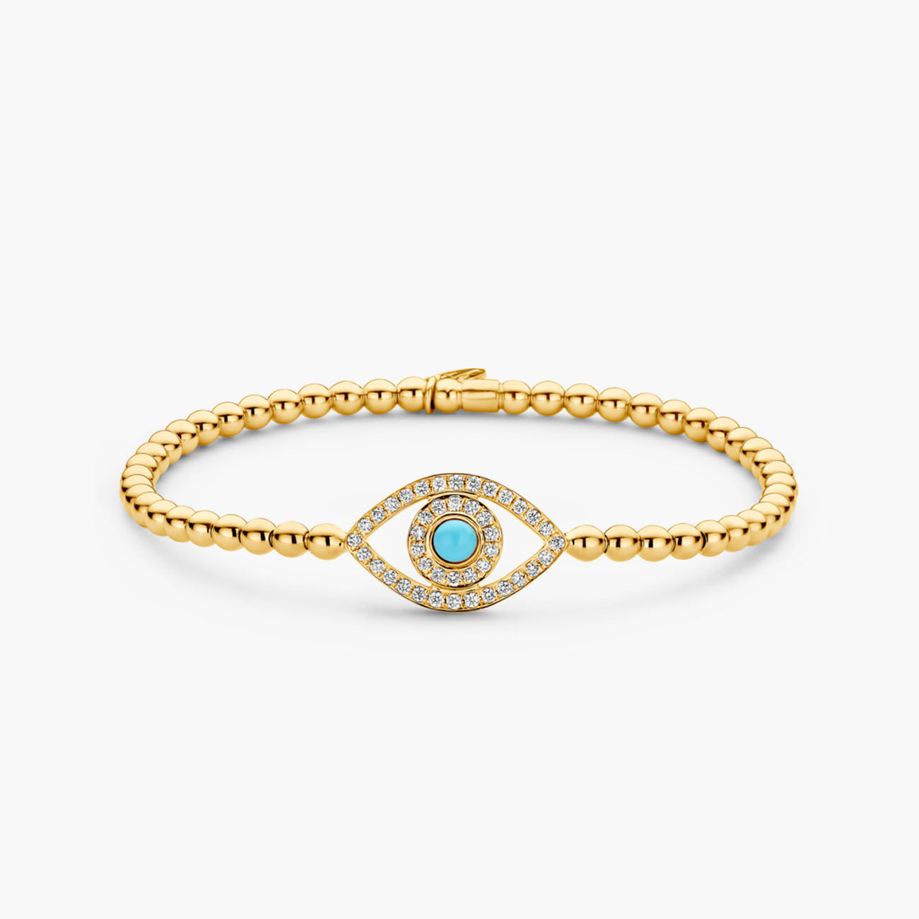 Hulchi Belluni Element Evil Eye Yellow Gold Bracelet