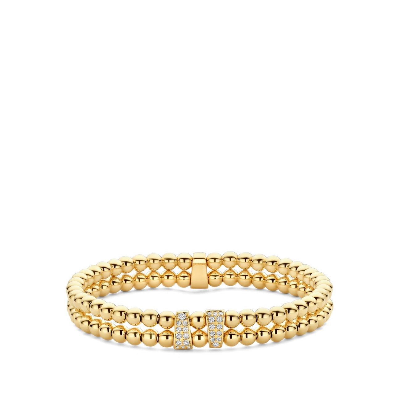 Hulchi Belluni Tresore Large Double Row Stretch Bracelet
