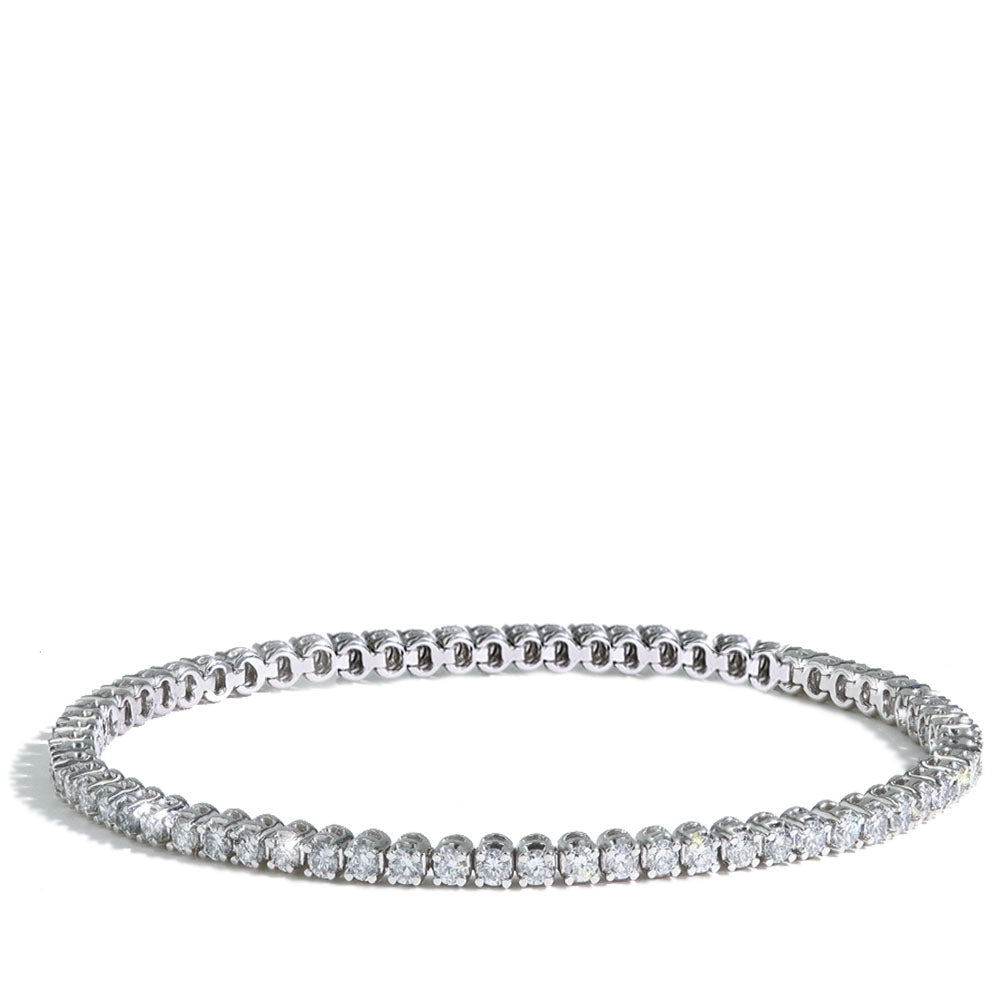 3 Carat Lab Grown Diamond Tennis Bracelet in 14K White Gold