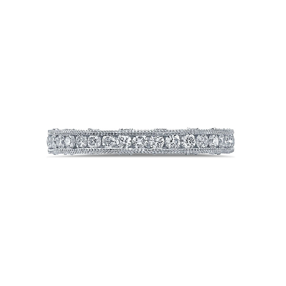 Tacori Reverse Crescent Channel Set Eternity Wedding Band