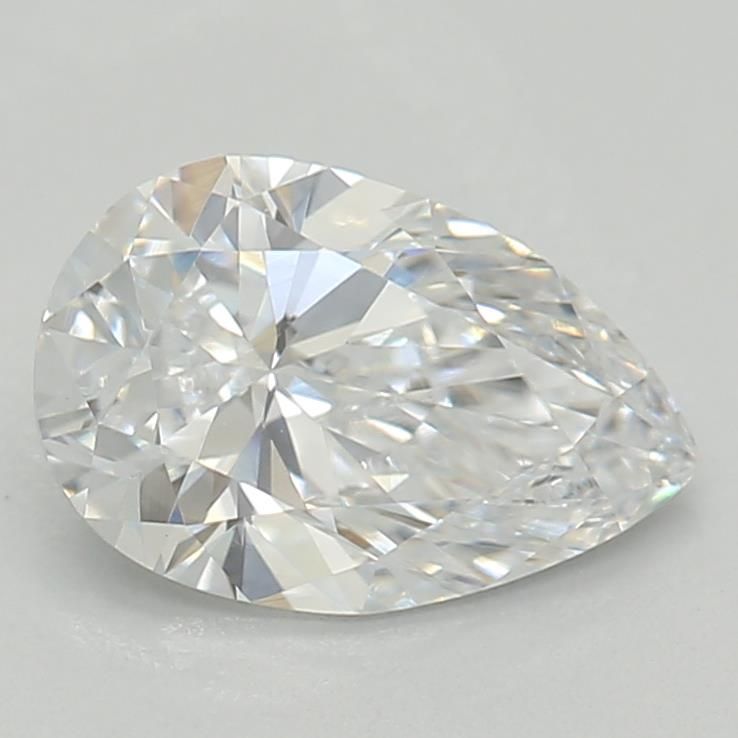 Diamond Lab Grown PEAR 0.66ct VS1