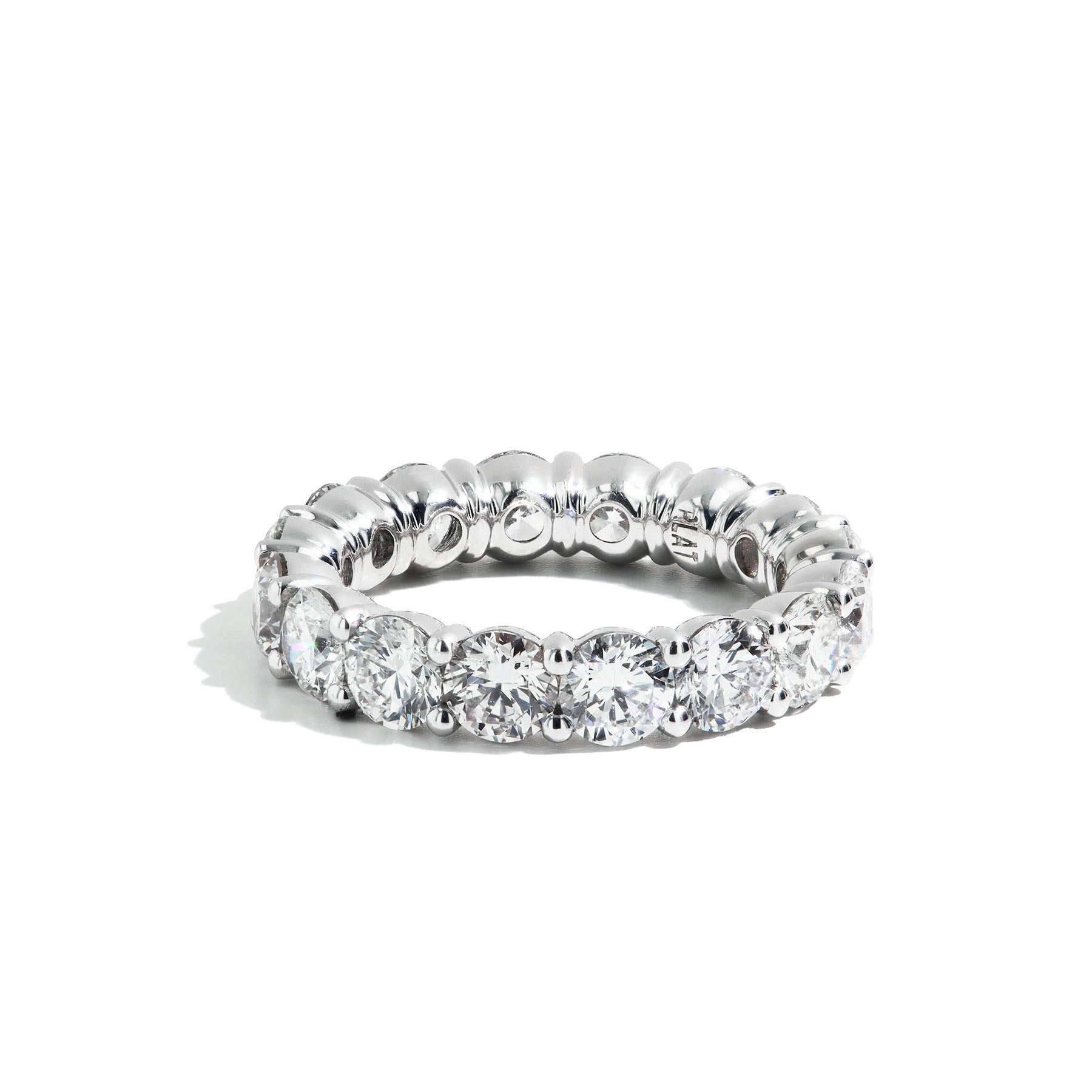 5ctw Round Diamond Eternity Ring in Platinum