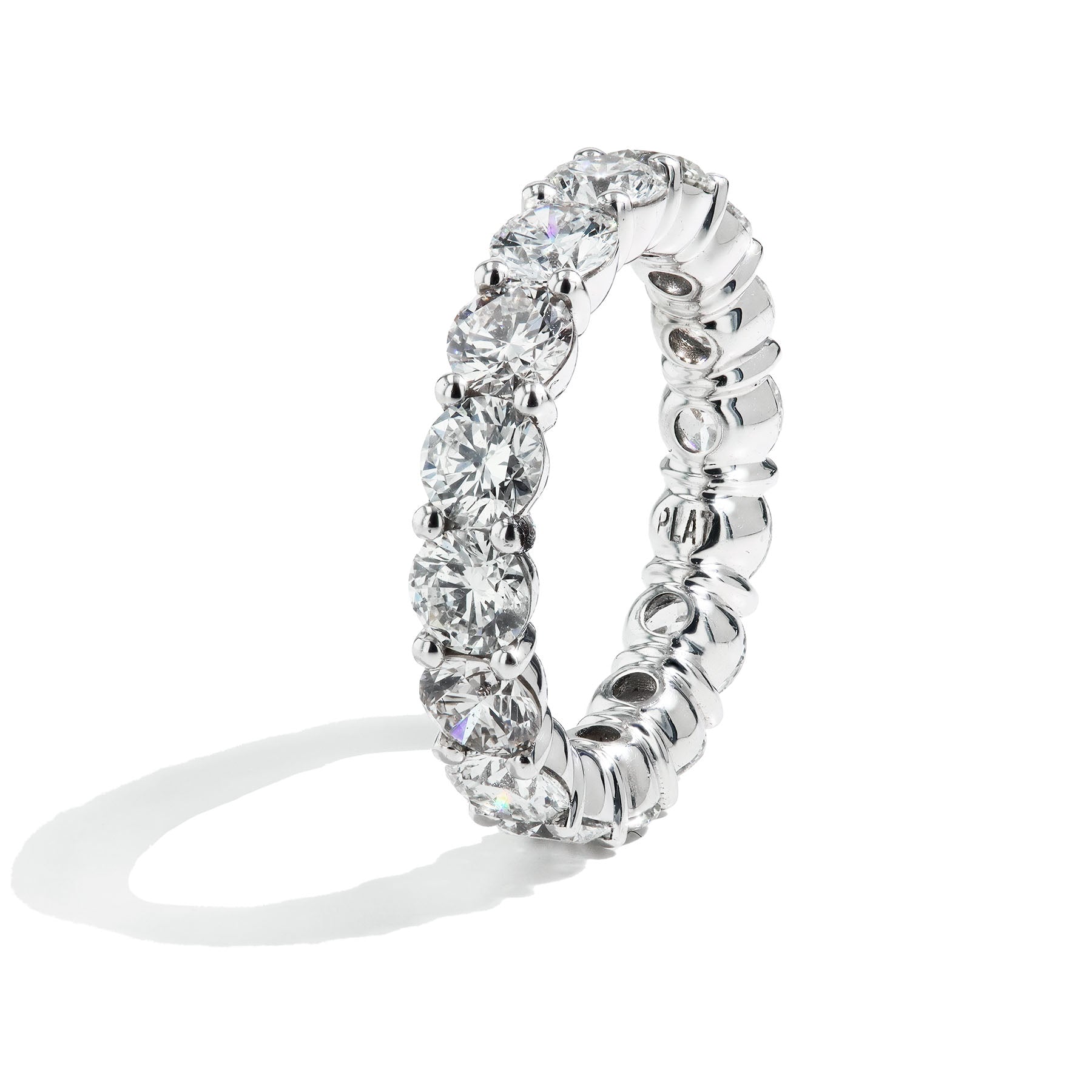 5ctw Round Diamond Eternity Ring in Platinum