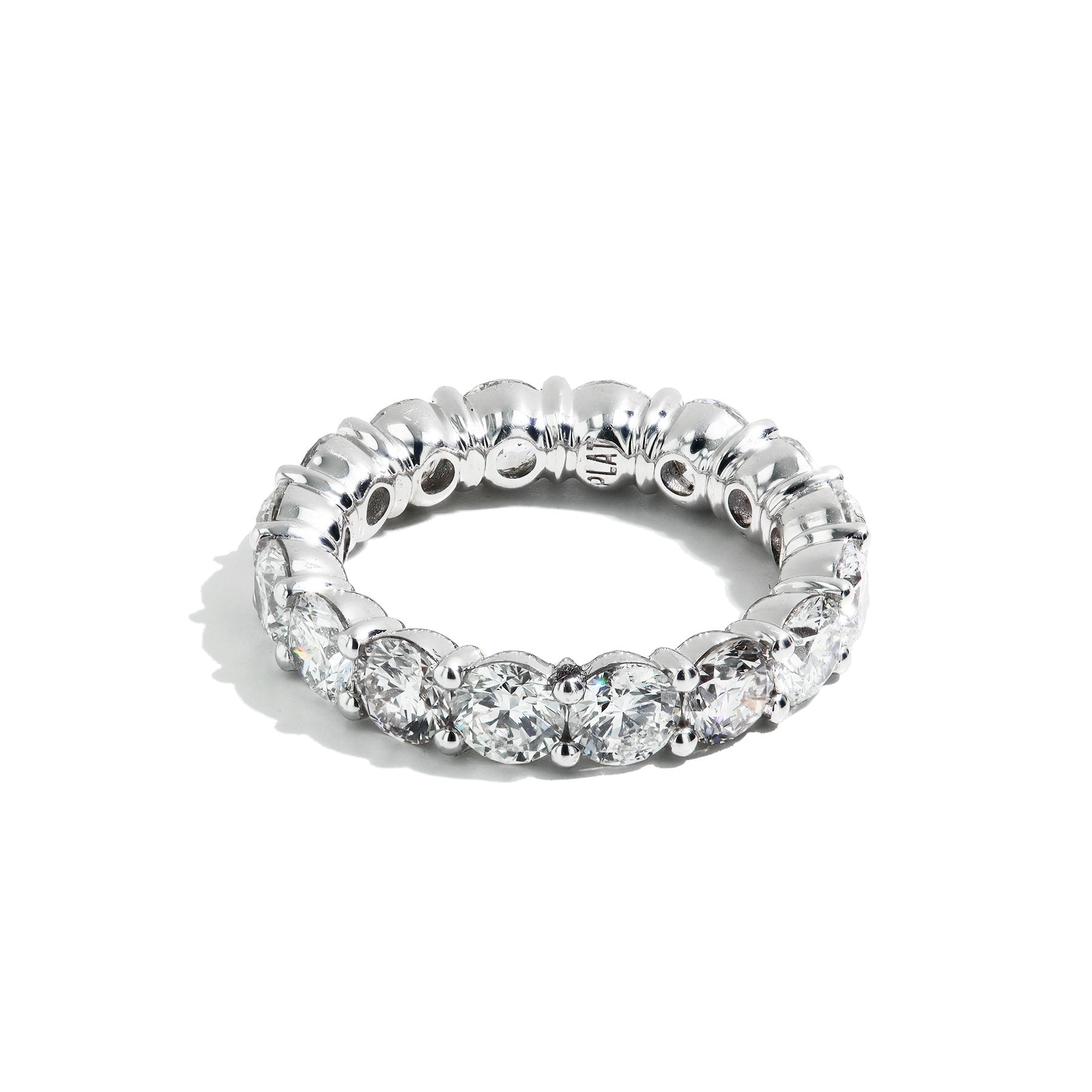 5ctw Round Diamond Eternity Ring in Platinum