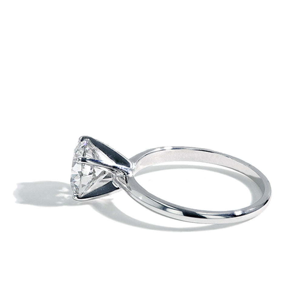 2 Carat Lab Grown Diamond Solitaire Engagement Ring