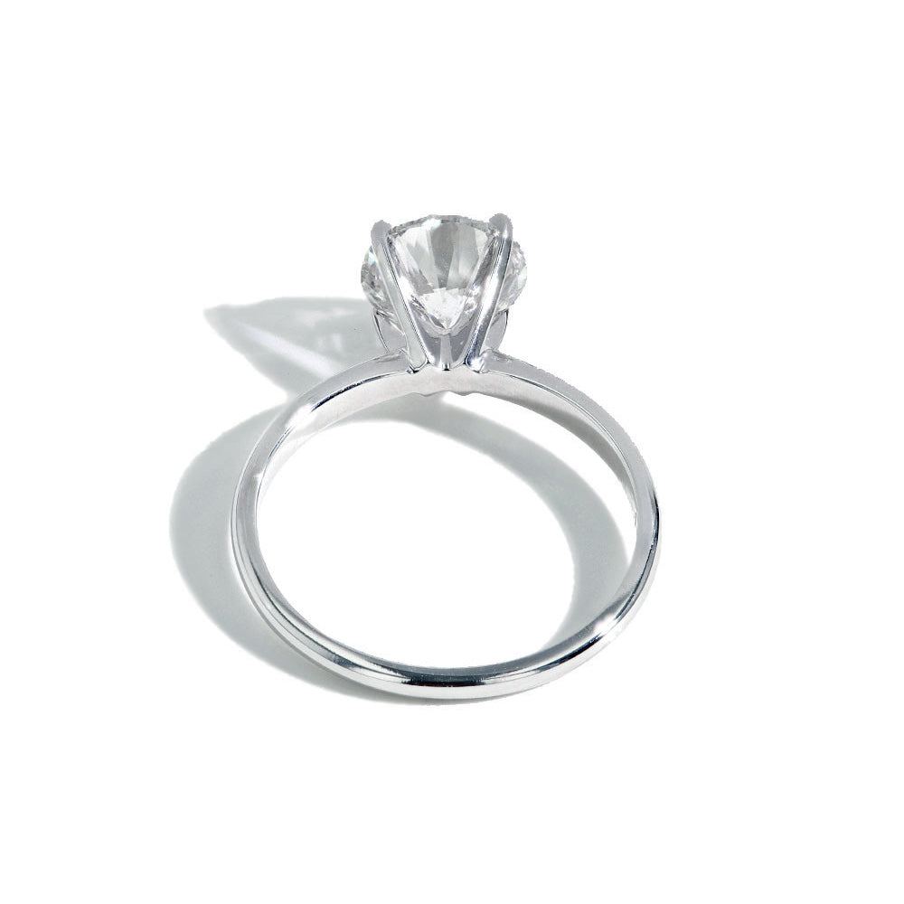 2 Carat Lab Grown Diamond Solitaire Engagement Ring