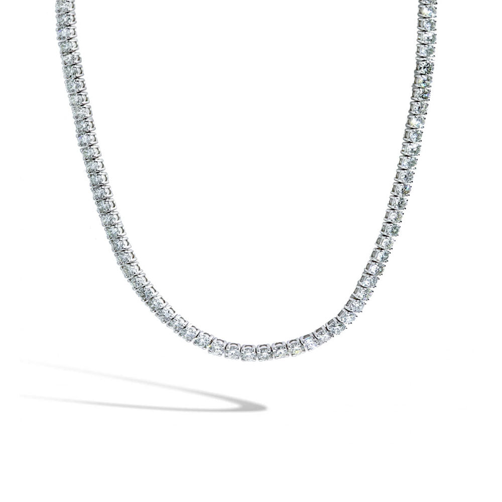 10 Carat Lab Grown Diamond Tennis Necklace