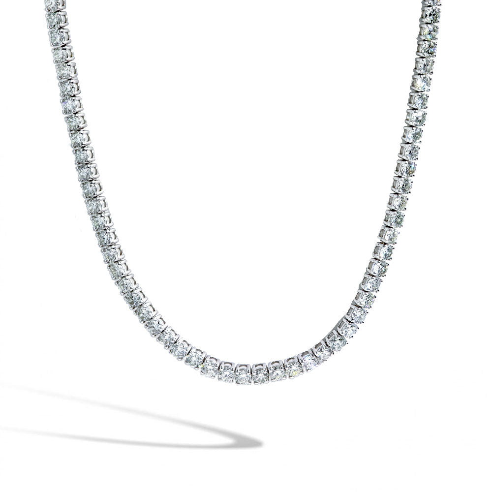 15 Carat Lab Grown Diamond Tennis Necklace