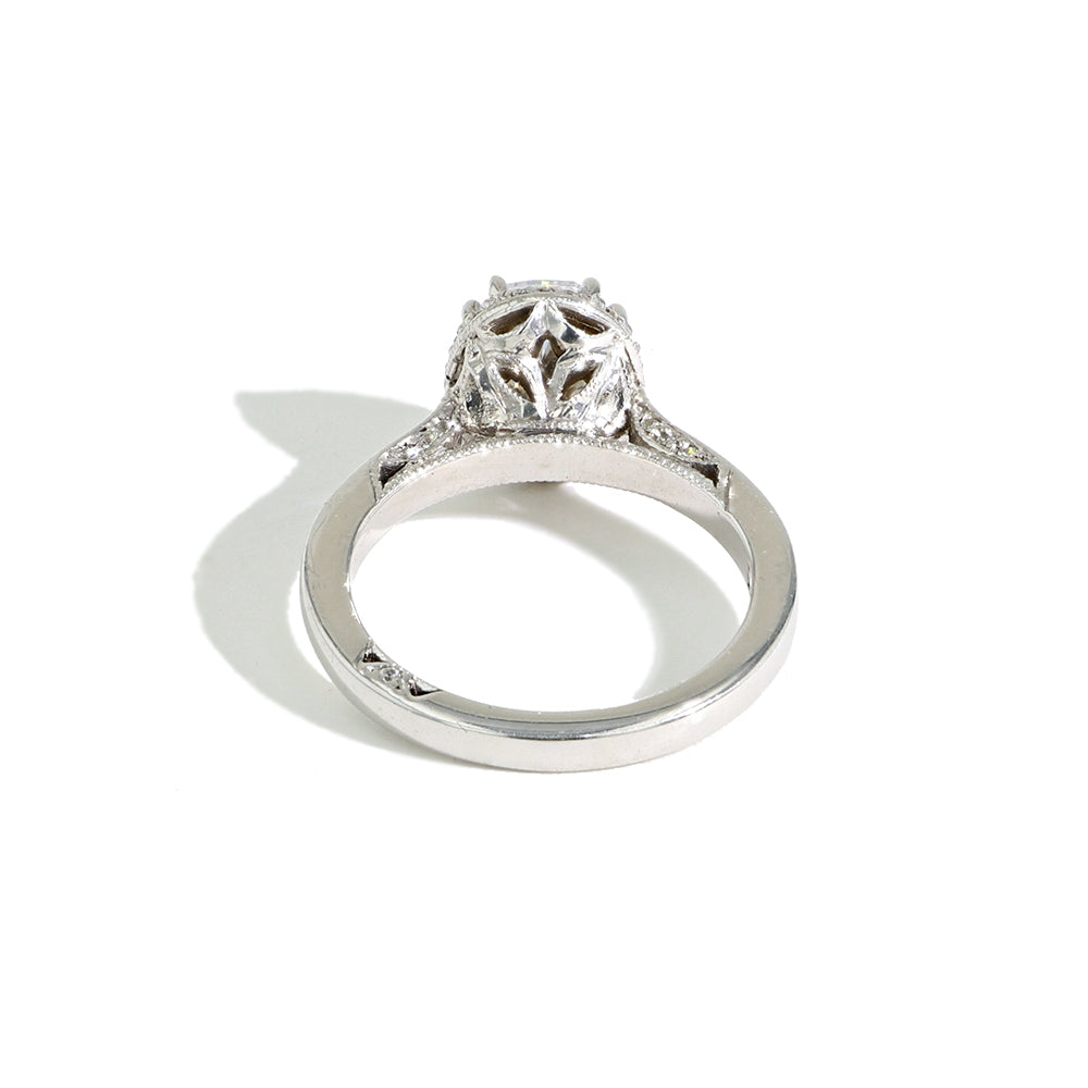 Tacori Dantela Oval Halo Engagement Ring Setting