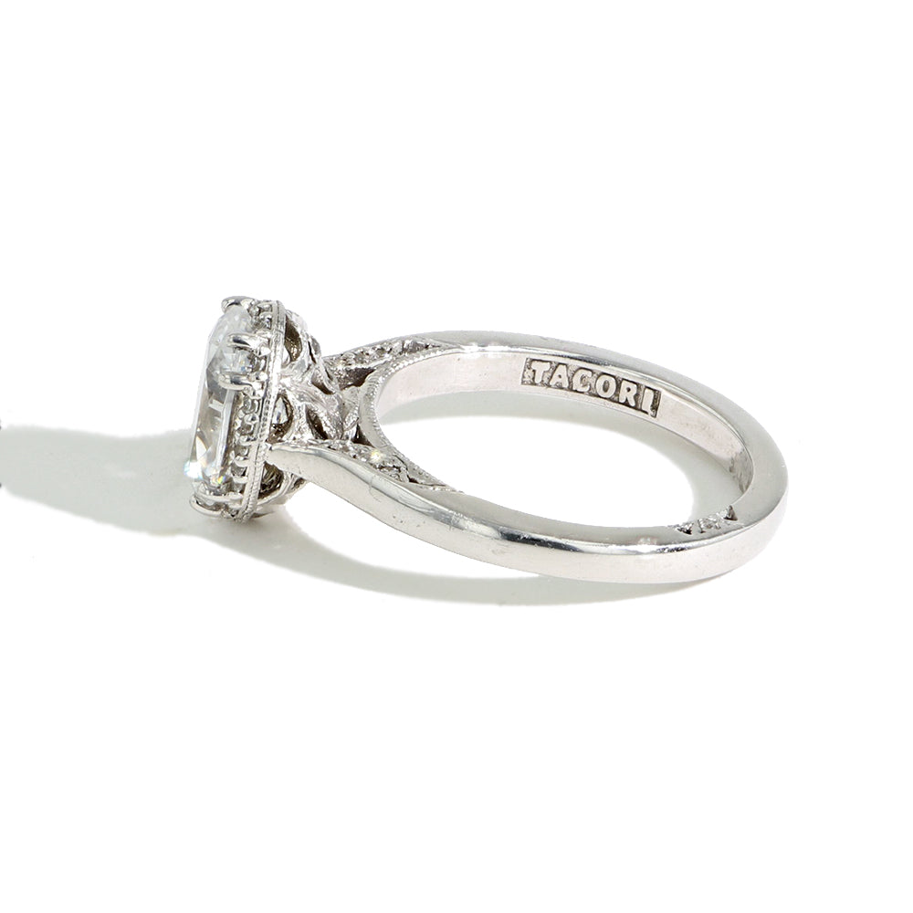 Tacori Dantela Oval Halo Engagement Ring Setting