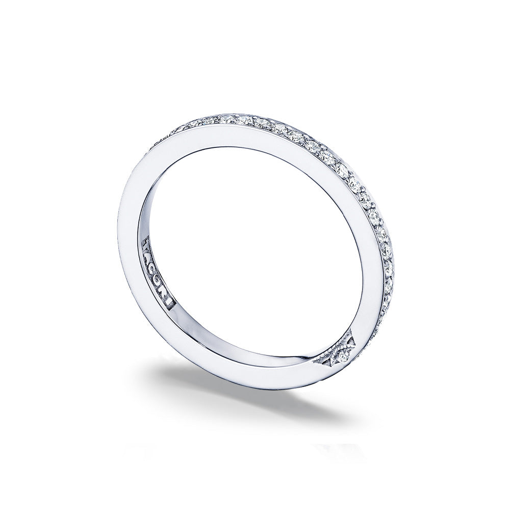 Tacori Dantela Diamond Eternity Wedding Ring in Platinum