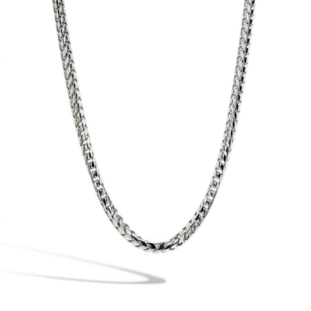 Private Label 14K White Gold Franco Chain