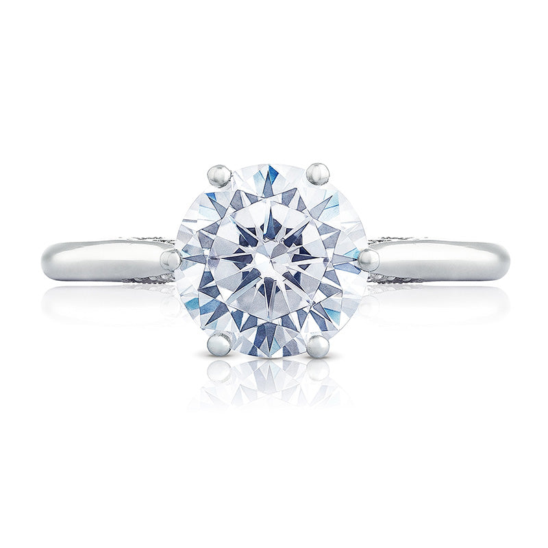 Tacori 2650RD6.5 White Gold Solitaire Simply Tacori Engagement Ring Setting