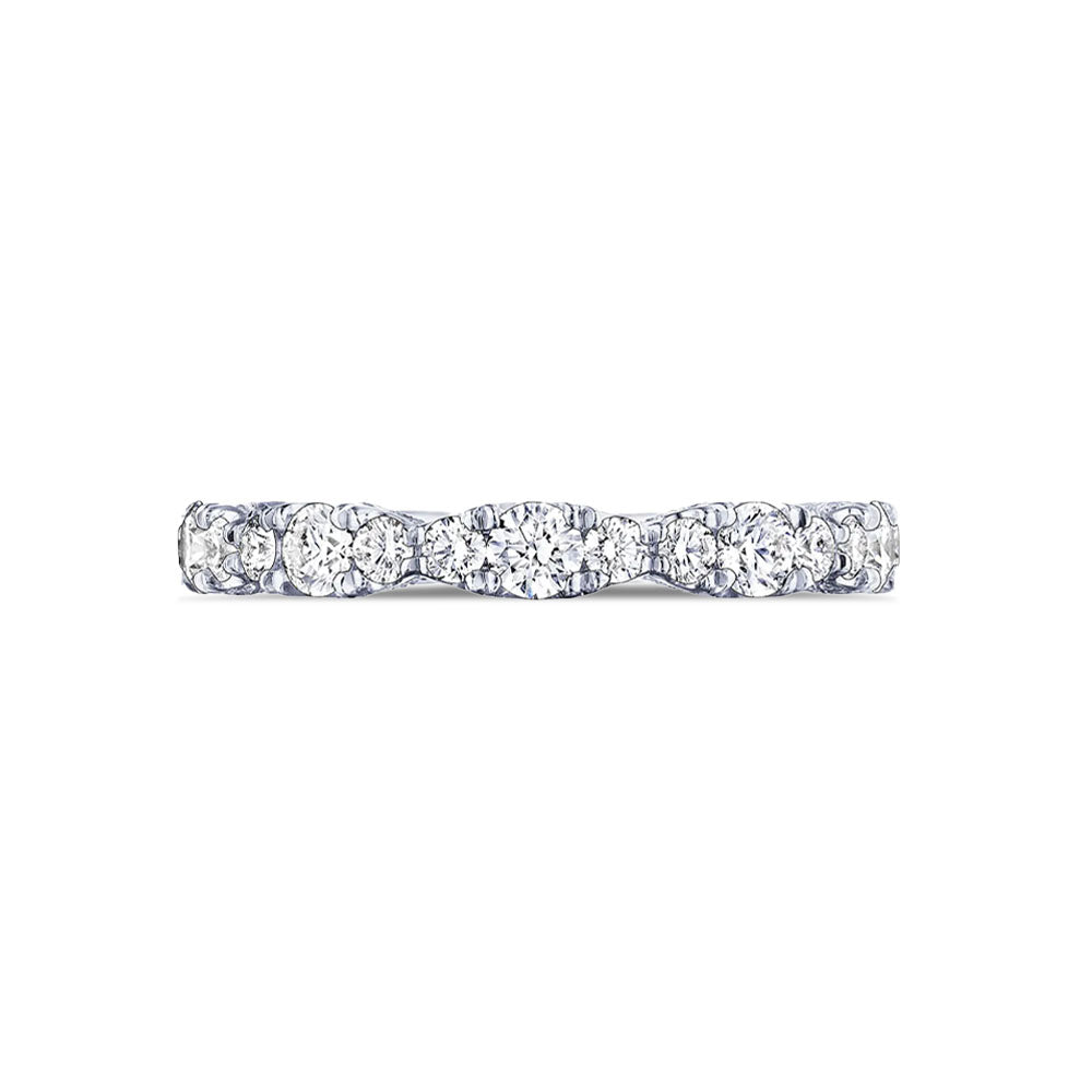 Tacori Classic Crescent RoyalT Marquise Detail Wedding Band