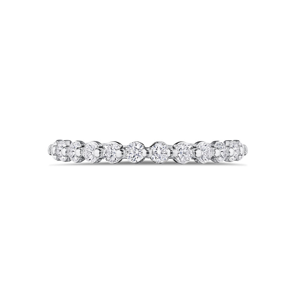 Tacori Sculpted Crescent Diamond Wedding Band
